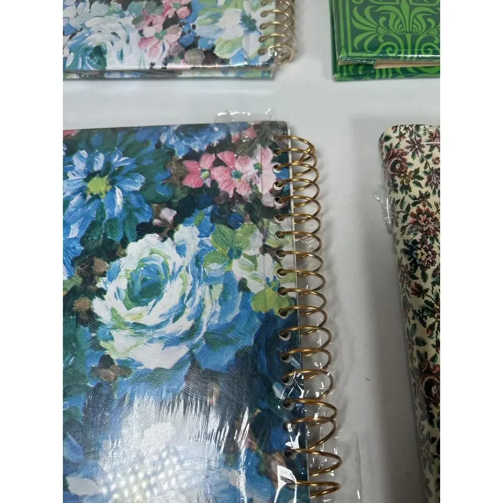 Vintage Photo Album Lot 6 Self-Adhesive Magnetic Floral Travel Kmart Sealed NOS